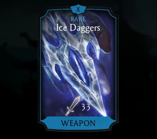 Ice Daggers, Rare Equipment, Weapon - MKmobileInfo
