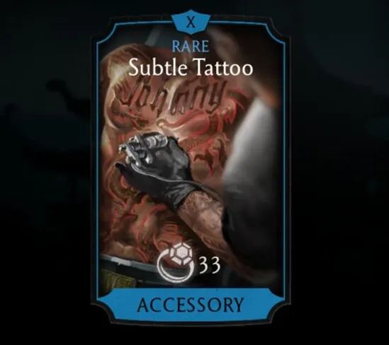Subtle Tattoo