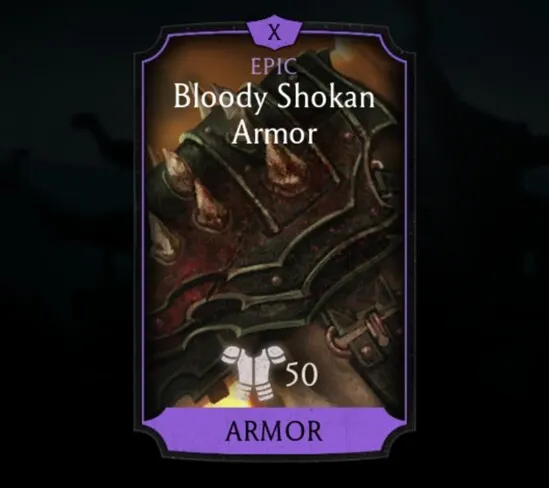 Bloody Shokan Armor