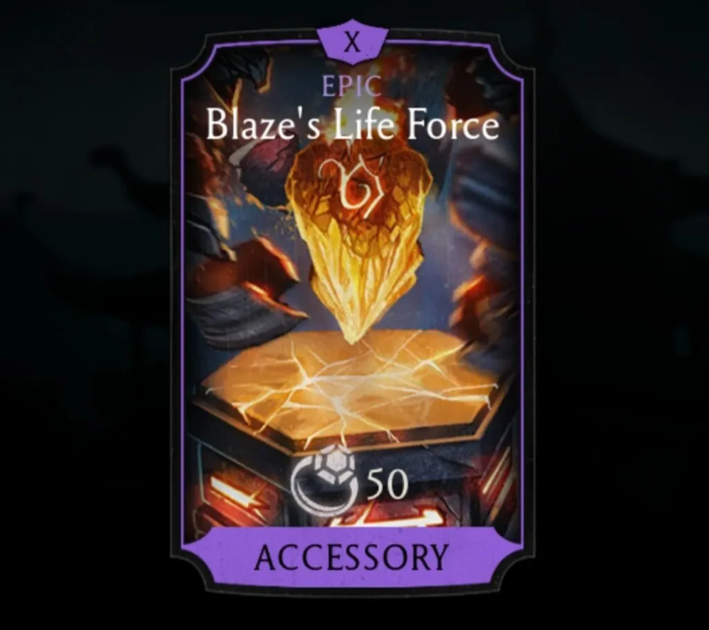 Blaze's Life Force, Epic Equipment, Accessory - MKmobileInfo
