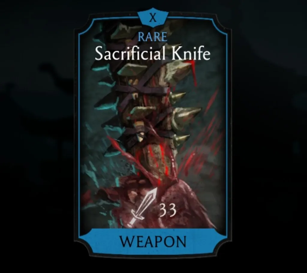 Sacrificial Knife, Rare Equipment, Weapon - MKmobileInfo