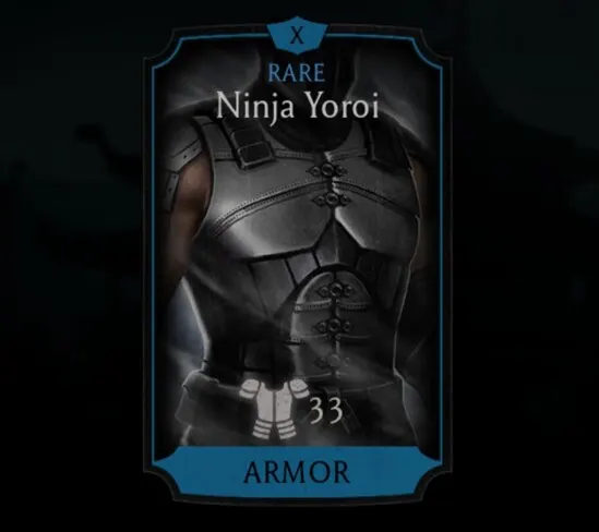 Ninja Yoroi, Rare Equipment, Armor - MKmobileInfo