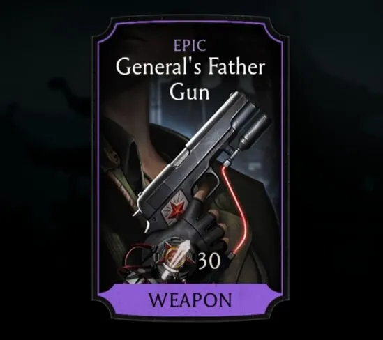 General's Father Gun, Epic Equipment, Weapon, Kold War - MKmobileInfo