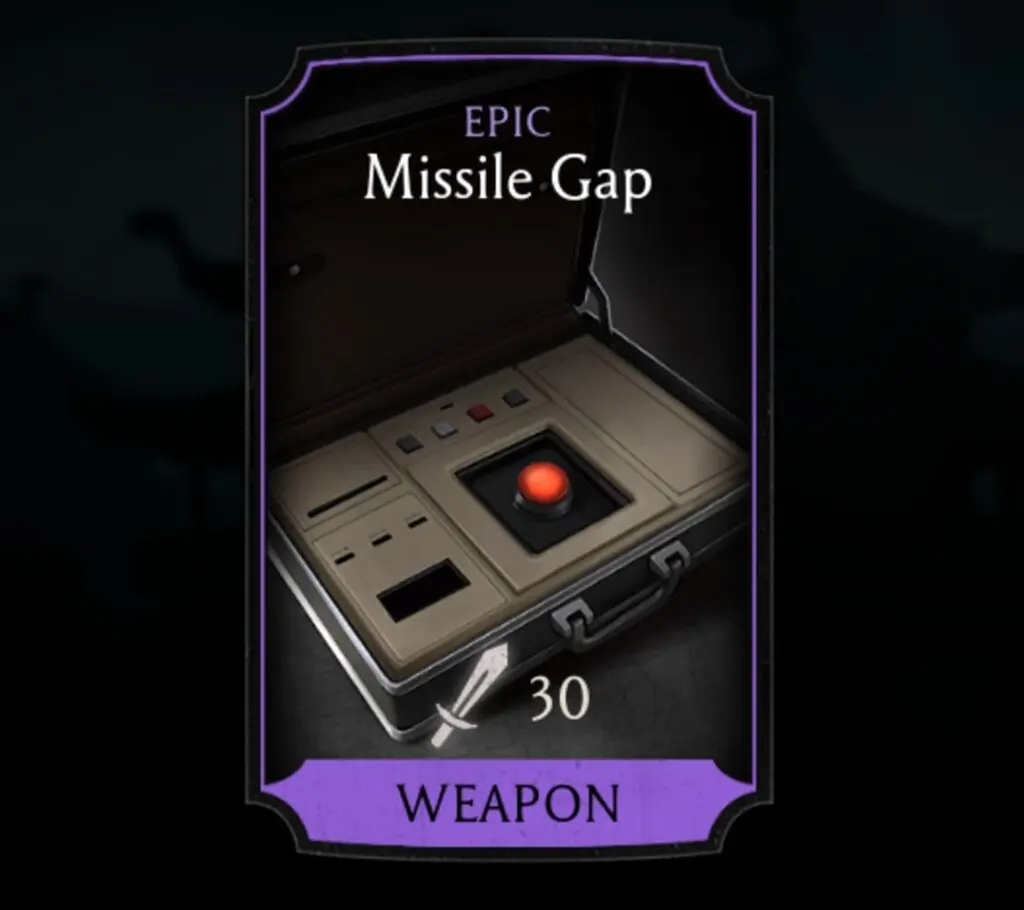 Missile Gap, Epic Equipment, Weapon, Kold War - MKmobileInfo