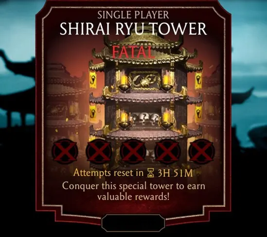 Shirai Ryu Tower - Fatal